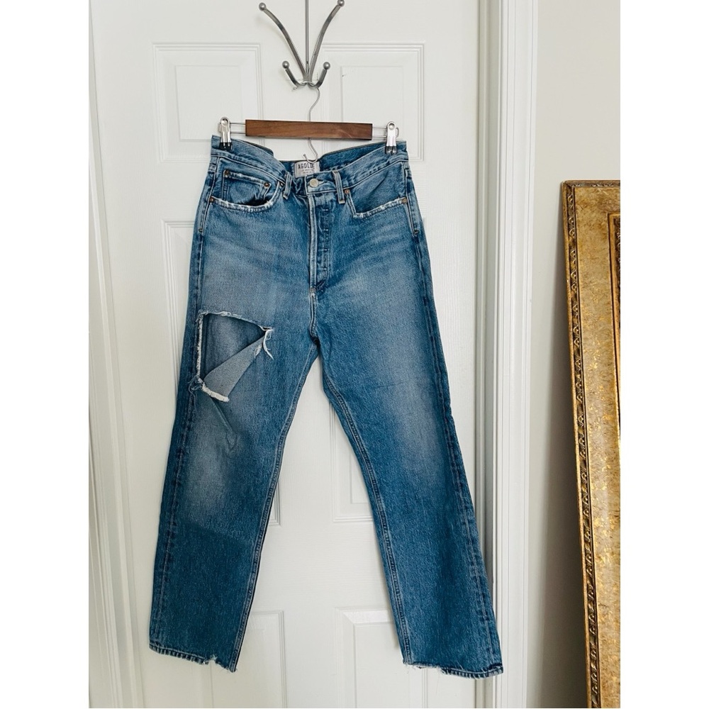 Agolde Ripped Knee Denim